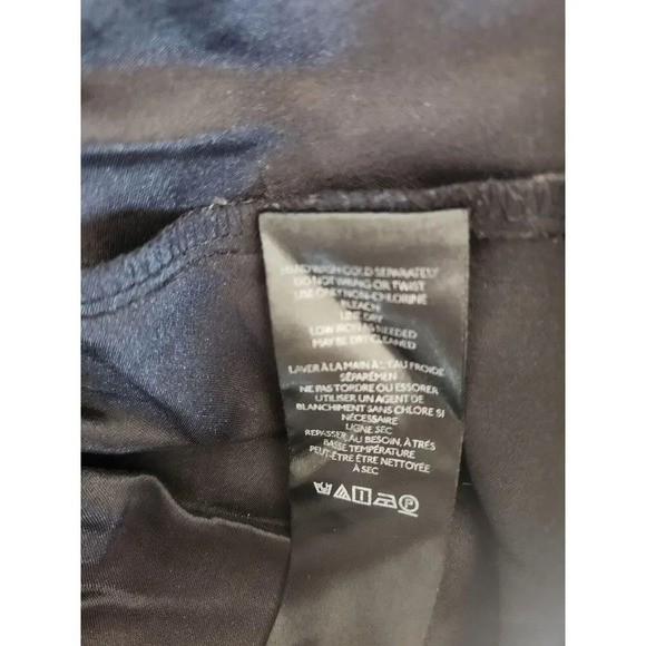 NWD Anthropologie Maeve Strapless Bow Bubble Hem Dress Size L Black GC402 - Picture 12 of 13